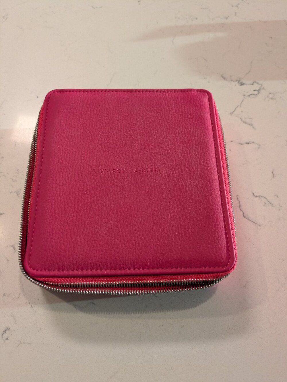 Warby Parker 3-Frame Travel Glasses Case Hot Pink